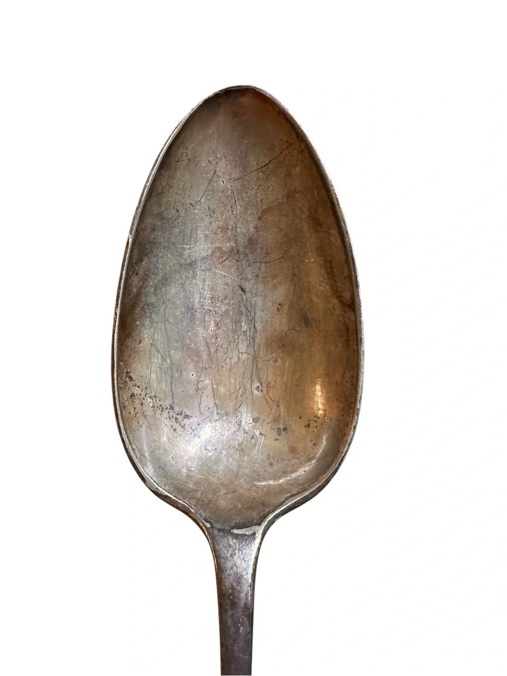Antique 1800s JS&S Silver Plated Large Spoon & Monogram “MJ” Spoon Beaver Marked